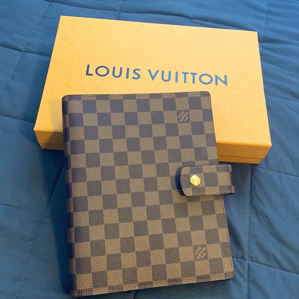 Louis Vuitton Large Ring Agenda GM Damier Ebene